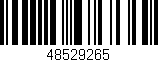 Código de barras (EAN, GTIN, SKU, ISBN): '48529265'