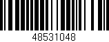 Código de barras (EAN, GTIN, SKU, ISBN): '48531048'