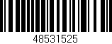 Código de barras (EAN, GTIN, SKU, ISBN): '48531525'
