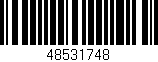 Código de barras (EAN, GTIN, SKU, ISBN): '48531748'
