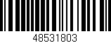 Código de barras (EAN, GTIN, SKU, ISBN): '48531803'