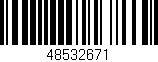 Código de barras (EAN, GTIN, SKU, ISBN): '48532671'