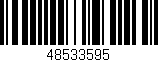 Código de barras (EAN, GTIN, SKU, ISBN): '48533595'