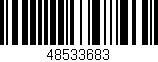 Código de barras (EAN, GTIN, SKU, ISBN): '48533683'