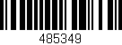 Código de barras (EAN, GTIN, SKU, ISBN): '485349'