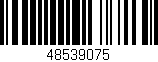 Código de barras (EAN, GTIN, SKU, ISBN): '48539075'