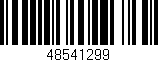 Código de barras (EAN, GTIN, SKU, ISBN): '48541299'