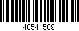 Código de barras (EAN, GTIN, SKU, ISBN): '48541589'
