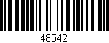 Código de barras (EAN, GTIN, SKU, ISBN): '48542'