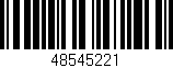 Código de barras (EAN, GTIN, SKU, ISBN): '48545221'