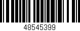 Código de barras (EAN, GTIN, SKU, ISBN): '48545399'
