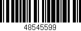 Código de barras (EAN, GTIN, SKU, ISBN): '48545599'