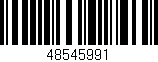 Código de barras (EAN, GTIN, SKU, ISBN): '48545991'