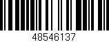 Código de barras (EAN, GTIN, SKU, ISBN): '48546137'
