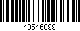 Código de barras (EAN, GTIN, SKU, ISBN): '48546899'