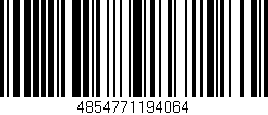 Código de barras (EAN, GTIN, SKU, ISBN): '4854771194064'