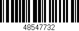 Código de barras (EAN, GTIN, SKU, ISBN): '48547732'