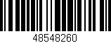 Código de barras (EAN, GTIN, SKU, ISBN): '48548260'