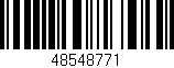 Código de barras (EAN, GTIN, SKU, ISBN): '48548771'