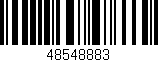 Código de barras (EAN, GTIN, SKU, ISBN): '48548883'