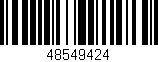 Código de barras (EAN, GTIN, SKU, ISBN): '48549424'