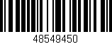 Código de barras (EAN, GTIN, SKU, ISBN): '48549450'