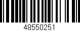 Código de barras (EAN, GTIN, SKU, ISBN): '48550251'