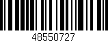 Código de barras (EAN, GTIN, SKU, ISBN): '48550727'