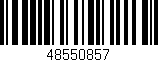 Código de barras (EAN, GTIN, SKU, ISBN): '48550857'