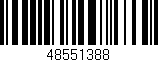 Código de barras (EAN, GTIN, SKU, ISBN): '48551388'