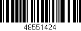 Código de barras (EAN, GTIN, SKU, ISBN): '48551424'
