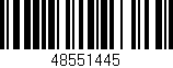 Código de barras (EAN, GTIN, SKU, ISBN): '48551445'