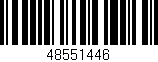 Código de barras (EAN, GTIN, SKU, ISBN): '48551446'