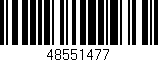Código de barras (EAN, GTIN, SKU, ISBN): '48551477'