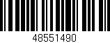 Código de barras (EAN, GTIN, SKU, ISBN): '48551490'