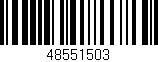 Código de barras (EAN, GTIN, SKU, ISBN): '48551503'