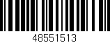 Código de barras (EAN, GTIN, SKU, ISBN): '48551513'