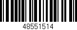 Código de barras (EAN, GTIN, SKU, ISBN): '48551514'