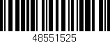 Código de barras (EAN, GTIN, SKU, ISBN): '48551525'