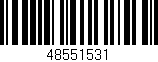 Código de barras (EAN, GTIN, SKU, ISBN): '48551531'