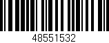 Código de barras (EAN, GTIN, SKU, ISBN): '48551532'