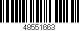 Código de barras (EAN, GTIN, SKU, ISBN): '48551663'