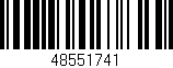 Código de barras (EAN, GTIN, SKU, ISBN): '48551741'