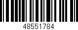Código de barras (EAN, GTIN, SKU, ISBN): '48551784'
