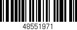 Código de barras (EAN, GTIN, SKU, ISBN): '48551971'