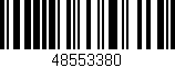 Código de barras (EAN, GTIN, SKU, ISBN): '48553380'
