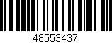 Código de barras (EAN, GTIN, SKU, ISBN): '48553437'