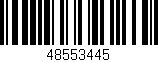 Código de barras (EAN, GTIN, SKU, ISBN): '48553445'