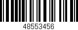 Código de barras (EAN, GTIN, SKU, ISBN): '48553456'