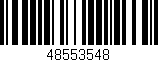 Código de barras (EAN, GTIN, SKU, ISBN): '48553548'